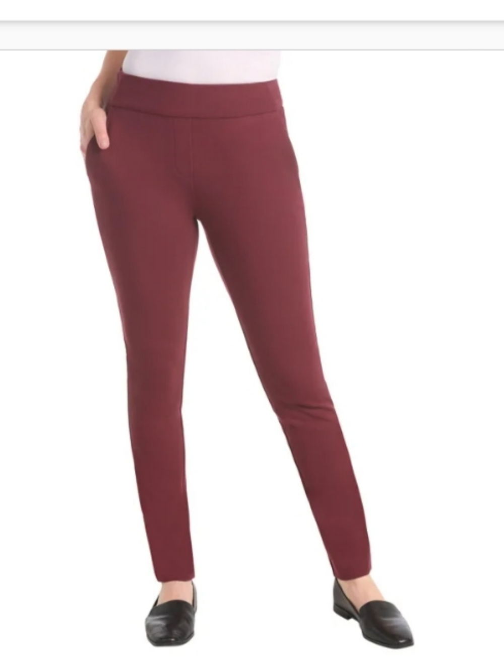 Dalia Ladies Pull On Ponte Tummy Control Panel Pants